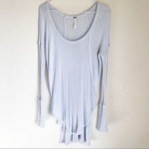 Free People Oversized Long Tunic Top, XS